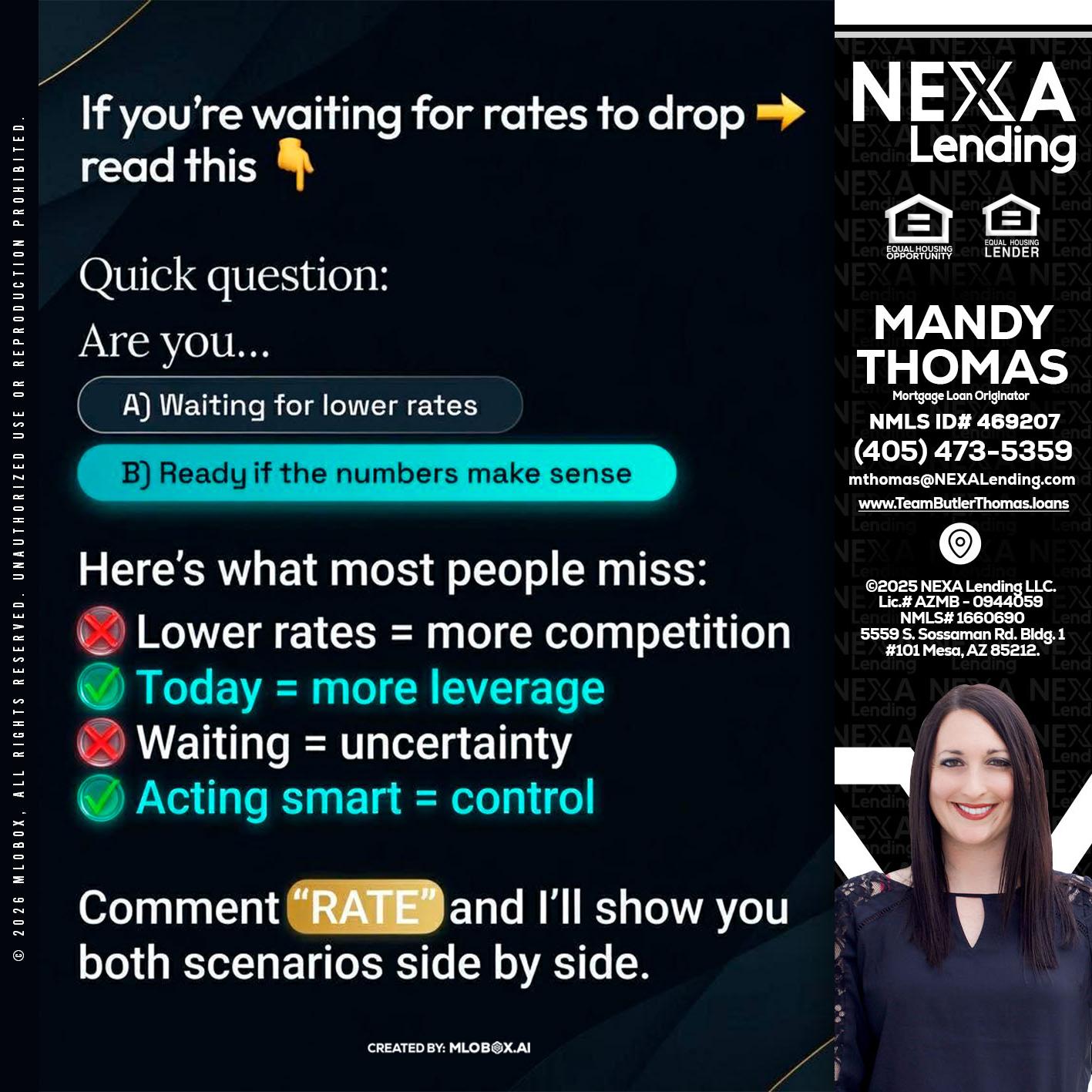 IF YOU ARE - Mandy Thomas -Branch Manager