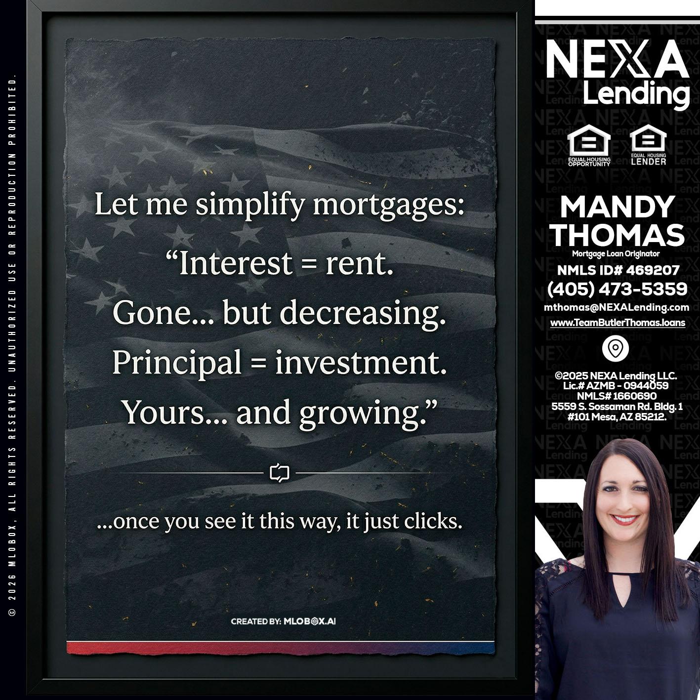 LET ME SIMPLIFY - Mandy Thomas -Branch Manager