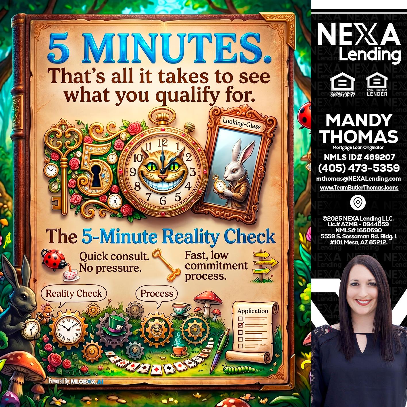 Reality Check! - Mandy Thomas -Branch Manager