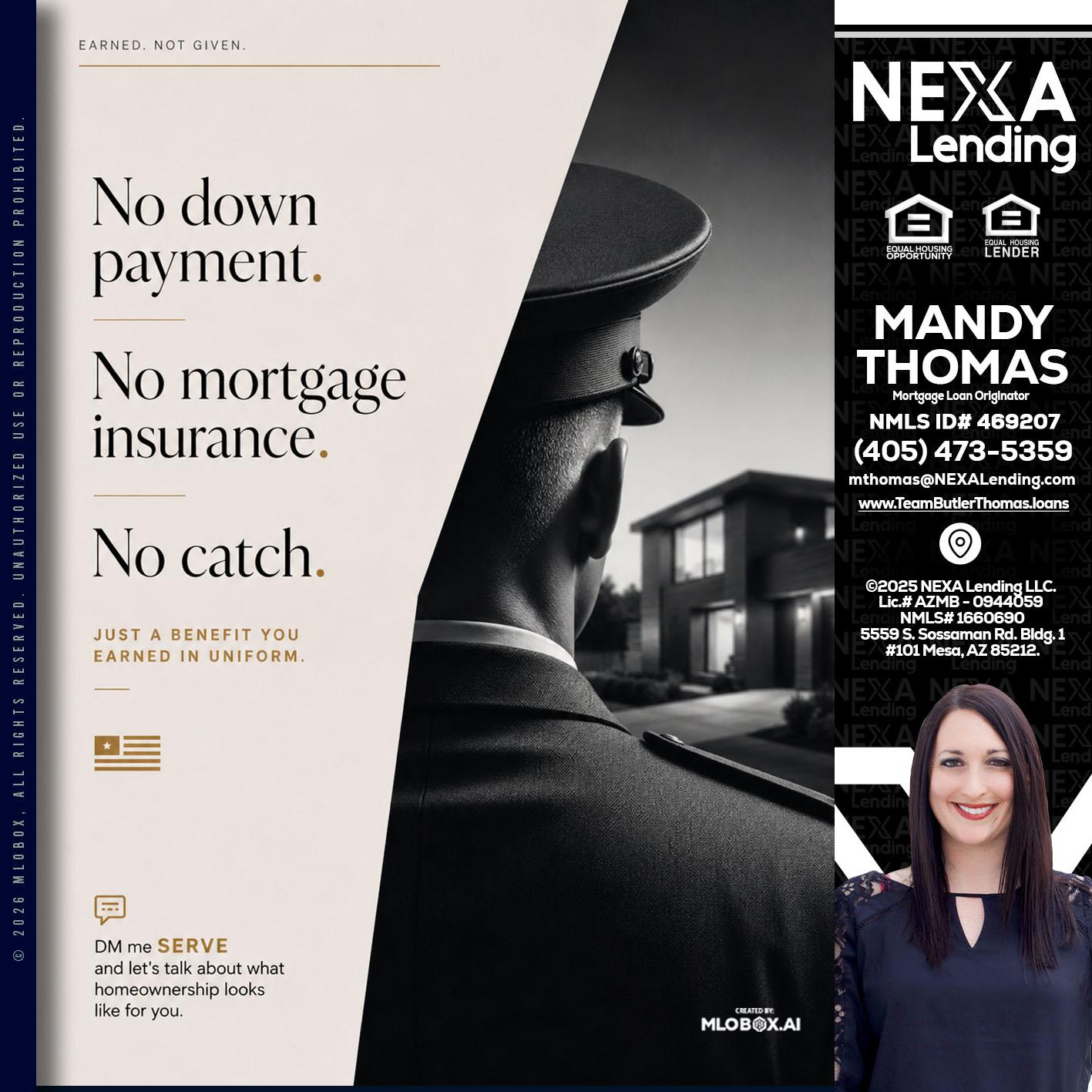 NO DOWN PAYMENT - Mandy Thomas -Branch Manager