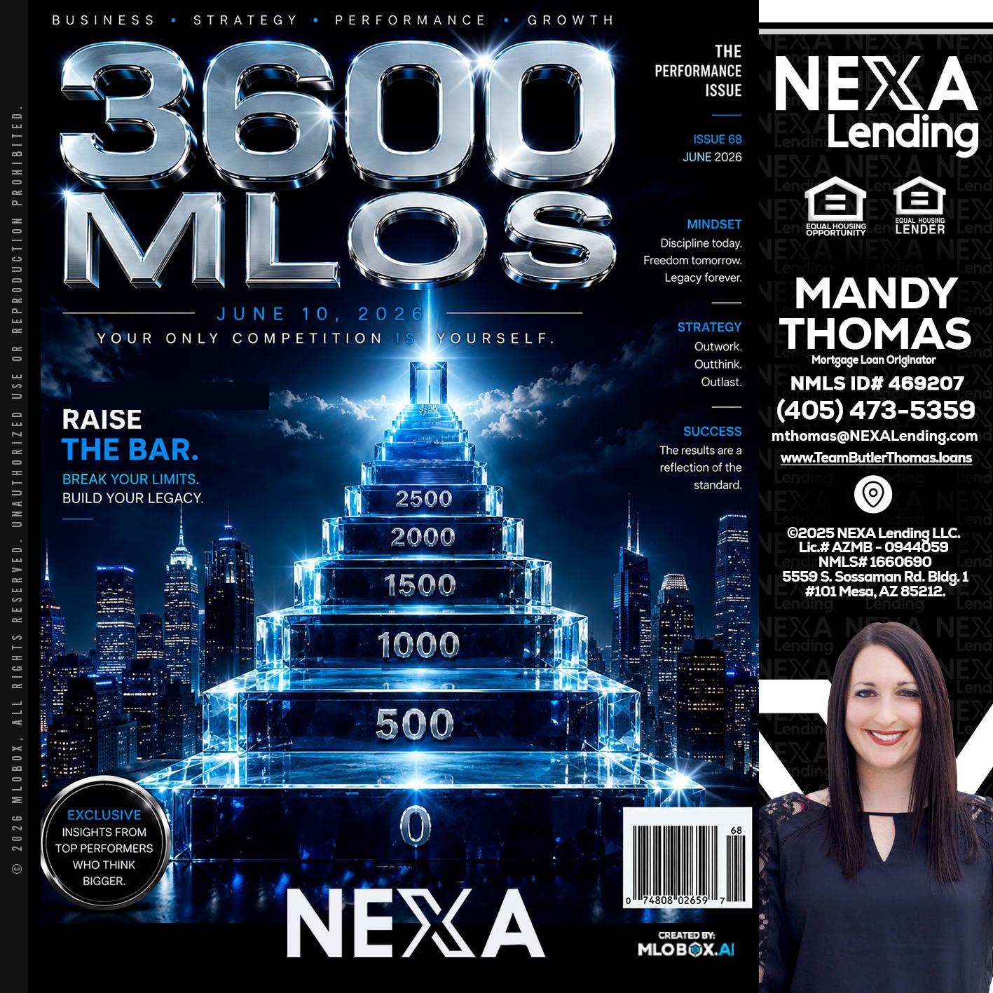 3600 MLOs - Mandy Thomas -Branch Manager