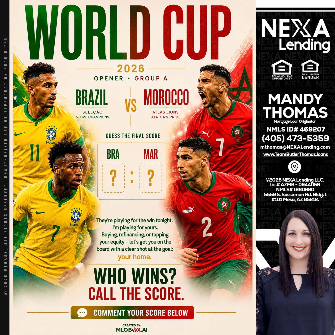 WORLD CUP - Mandy Thomas -Branch Manager