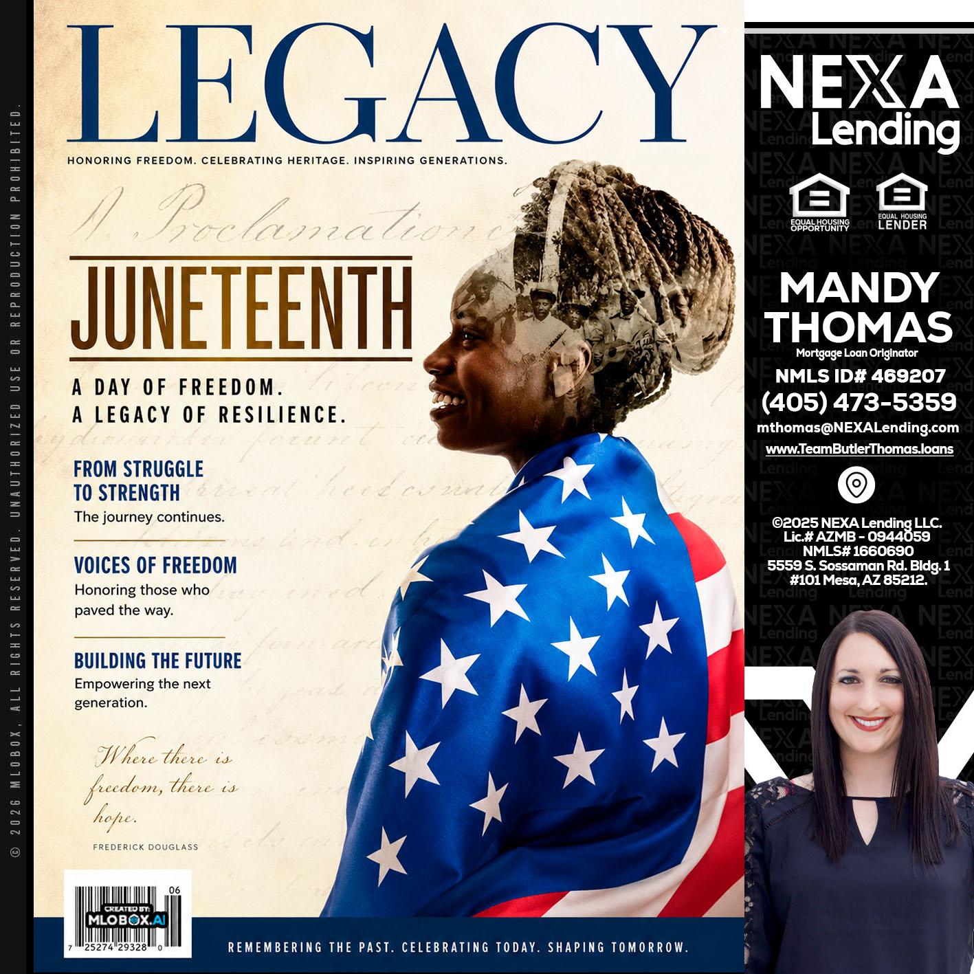 LEGACY - Mandy Thomas -Branch Manager