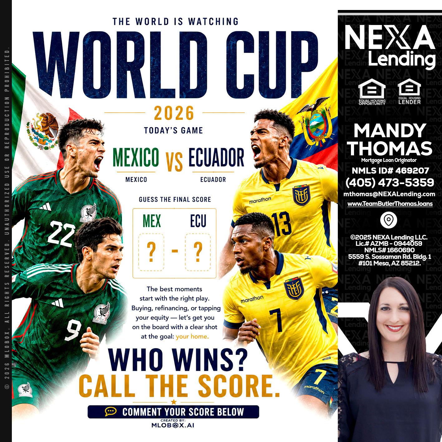 WORLD CUP 2026 - Mandy Thomas -Branch Manager