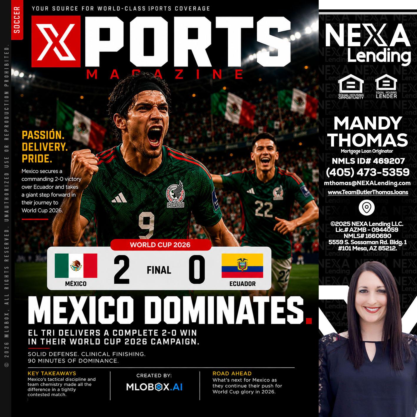 XPORTS MEX 2-0 ECUADOR - Mandy Thomas -Branch Manager