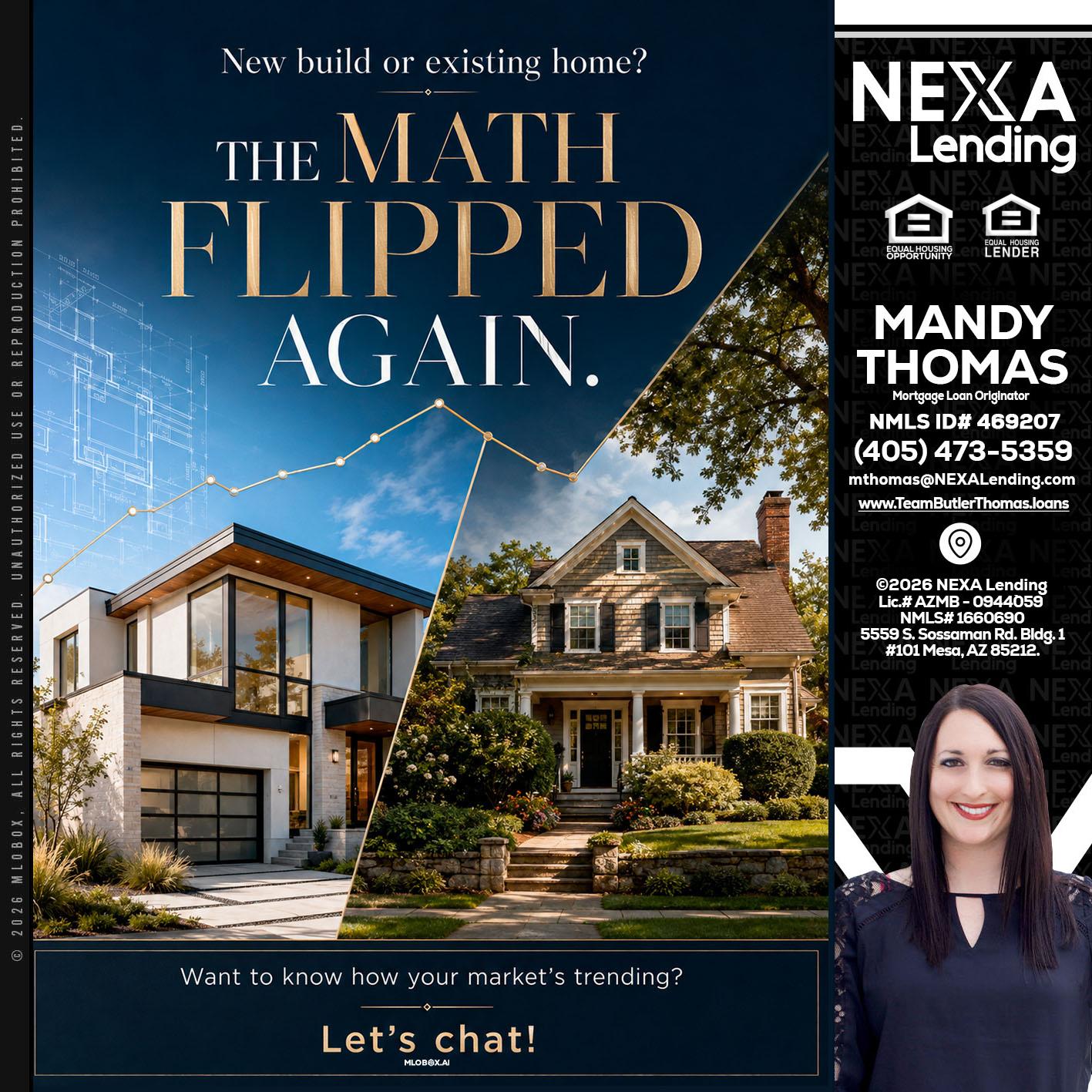THE MATH FLIPED - Mandy Thomas -Branch Manager